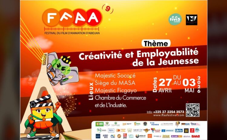  Animation: la sélection officielle du FFAA 2026 dévoilée, plus de 100 films attendus à Abidjan